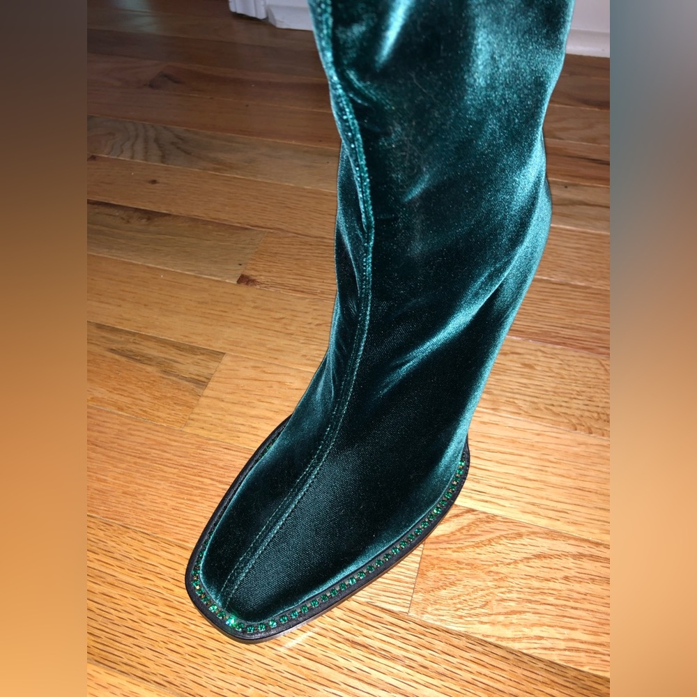 NWOT Tamara Mellon Eclipse 75 Velvet Knee High EU37